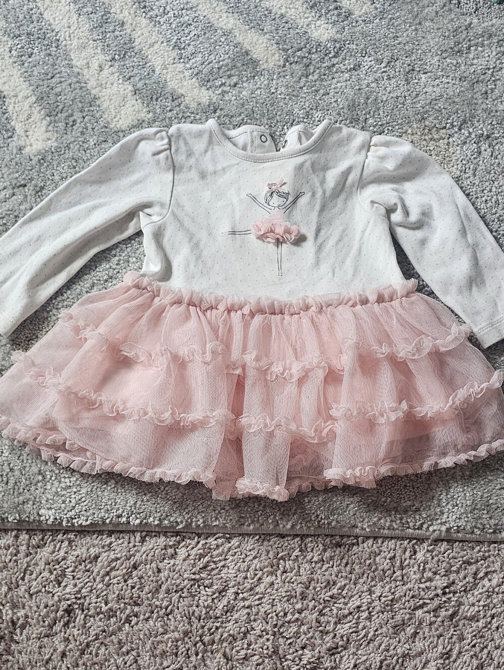 Baby Girl Pink Tulle Tutu Dress Top